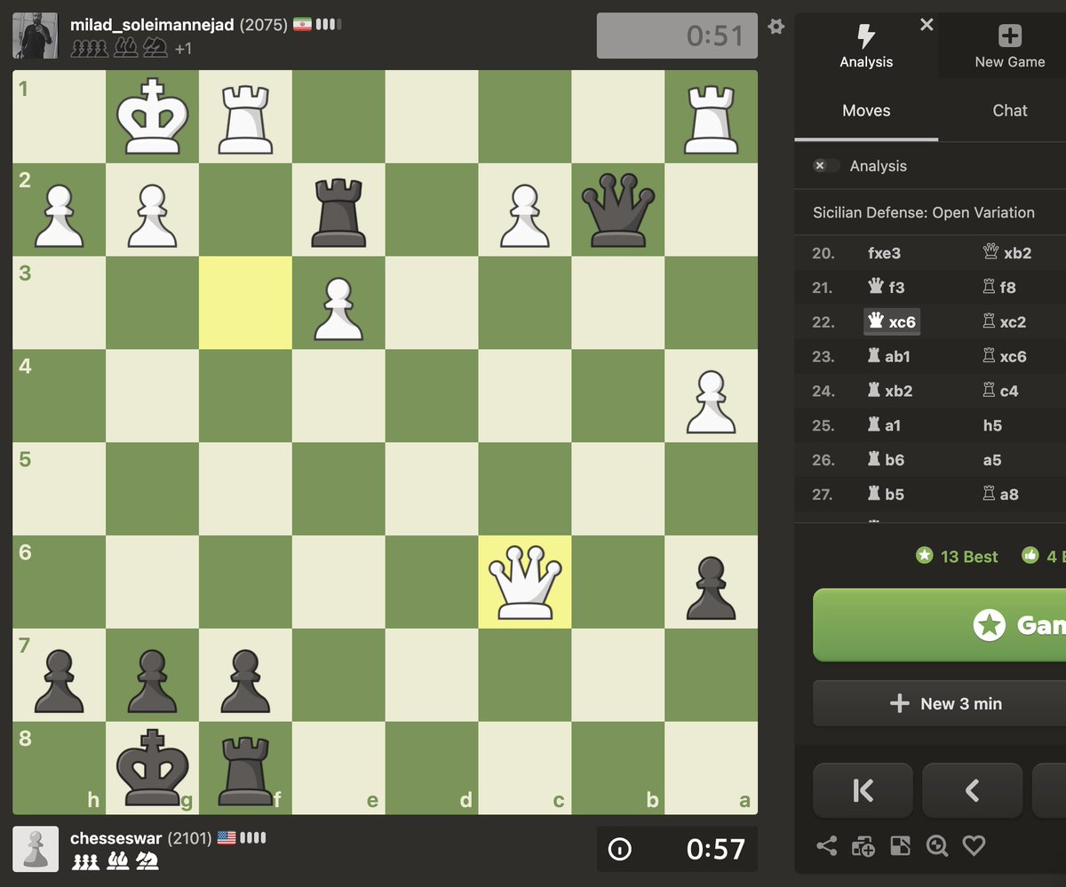 chesseswar's tweet photo. hilarious game for me to break 2100 blitz on chess dot com, we're all patzers here https://t.co/n08aXZ9lv7