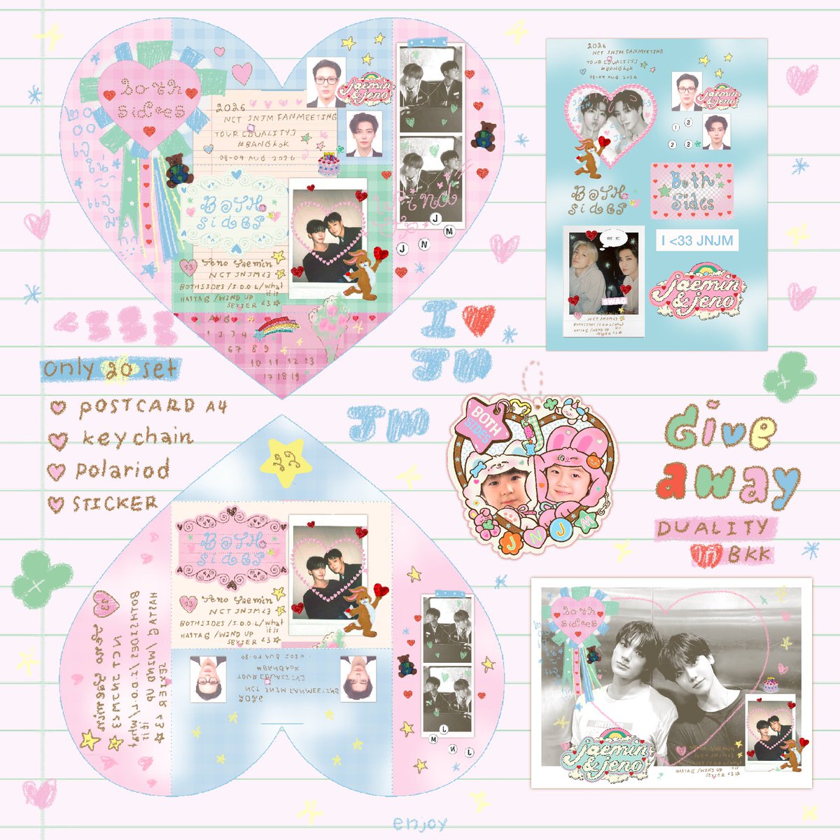 enjoysunsan's tweet photo. ⭐️give away jeno jaemin fanmeeting in bkk <3

✏️ only 20 set

📆date : 9 Aug 
⏳time : tba
📍location : Impact Arena

 retweet &amp; show this tweet 

#NCTJNJM_FANMEETING_TOUR
#NCTJNJM_FANMEETING_TOUR_DUALITY https://t.co/8d6fa1LjQ5