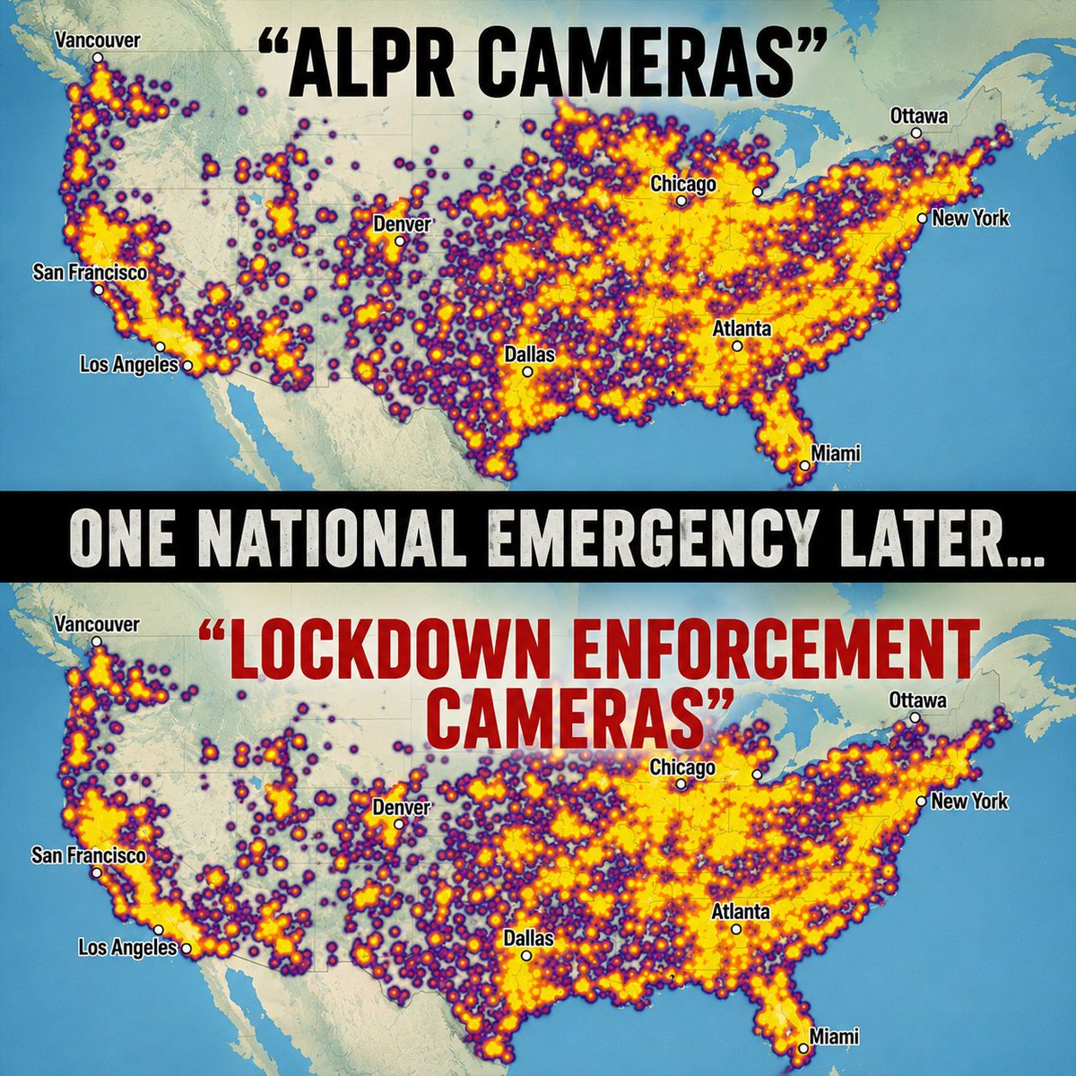 JasonBassler1's tweet photo. 2026: "It's only for stolen cars."

2028: "Failure to comply with lockdowns detected."

See how easy that is? https://t.co/mzrGlwHtEE