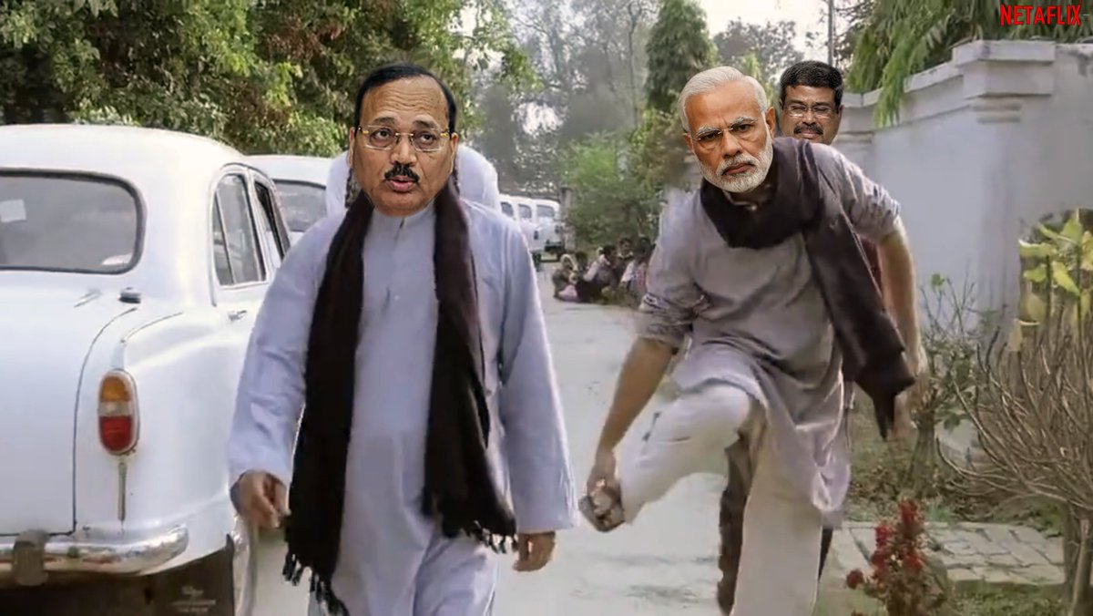 NetaFlixIndia's tweet photo. Meanwhile at Lok Kalyan Marg. https://t.co/Kn3oFnjIZo