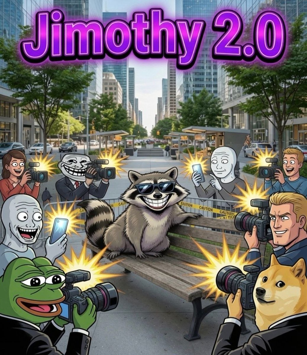 micha16328's tweet photo. @JimothyOnSOL_ $Jimothy2.0 @Jimothy2_0 🦝🔑💯
$Jimothy 

HBjaduVGUFukW2TT8DSwSdqLbBAW8uSJUxek2GfTpump https://t.co/Jkye0cBbtr