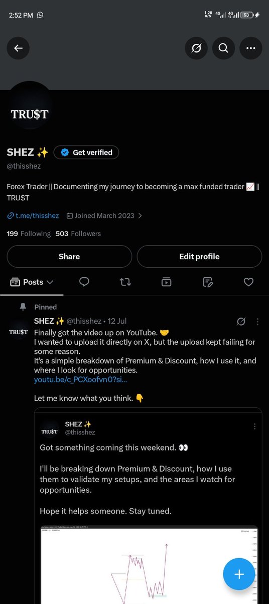 thisshez's tweet photo. We just hit 500 followers. 🥂
Thank you to everyone who's followed, liked, reposted, and supported me.
We're only getting started. 💯 https://t.co/dWOHLubyZM