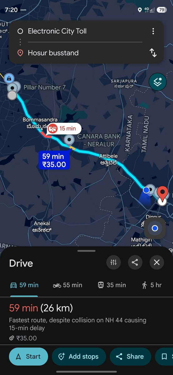 Amarnathkudt's tweet photo. @MORTHIndia @NHAI_Official @CMofKarnataka @CMOTamilnadu @byrathi_suresh @TamilanParthib1 @Jointcptraffic @tdkarnataka From Electronicity to hosur for 21 kms its taking more than 1.5 hours of pathetic travel due to poor road conditions and chandapura construction,then why we call https://t.co/fCZfBmxzq7