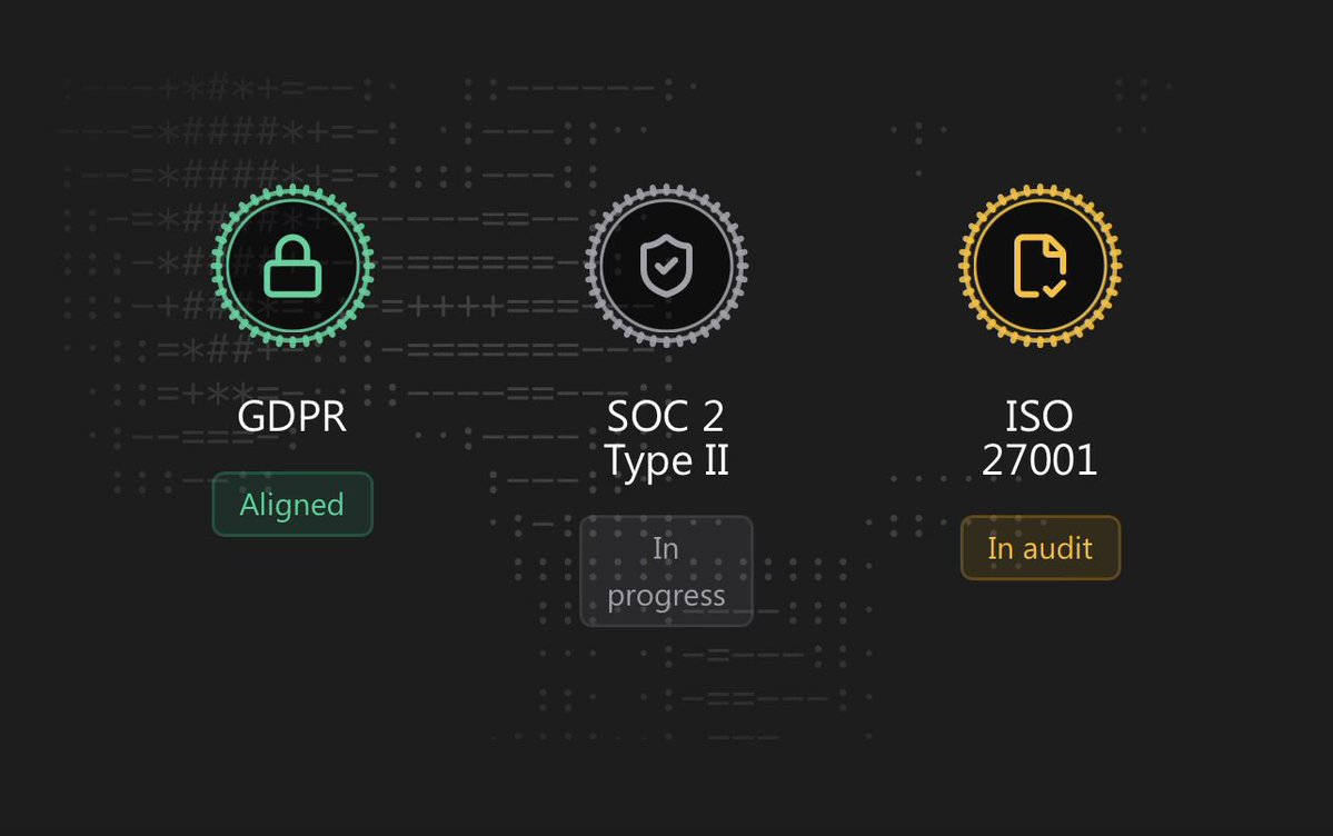 zauthinc's tweet photo. We��re pursuing both SOC 2 Type II and ISO 27001 certifications, with GDPR already aligned. A major, expensive step, and worth every dollar.

Clearing them opens the door to customers most startups never get to sell to.

zauth to the big leagues. https://t.co/Ua1IU1ld25