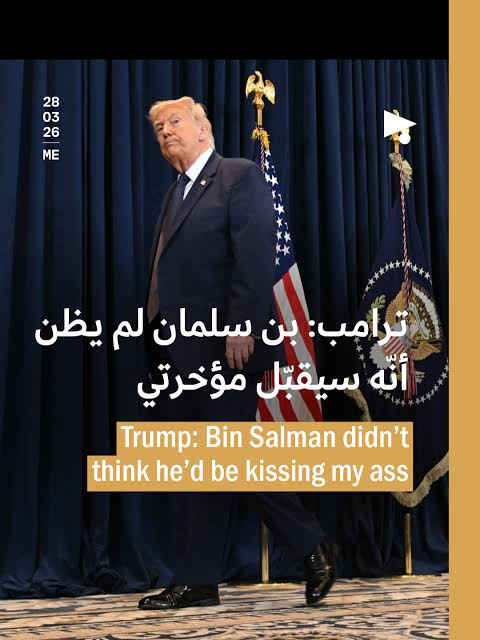 Atlaasii's tweet photo. @saljri @sneako الفرس كانو و لا زالو اسيادكم

انحني و قبل مؤخرة سيدك ترامب و اسكت https://t.co/8fMyLHk97j