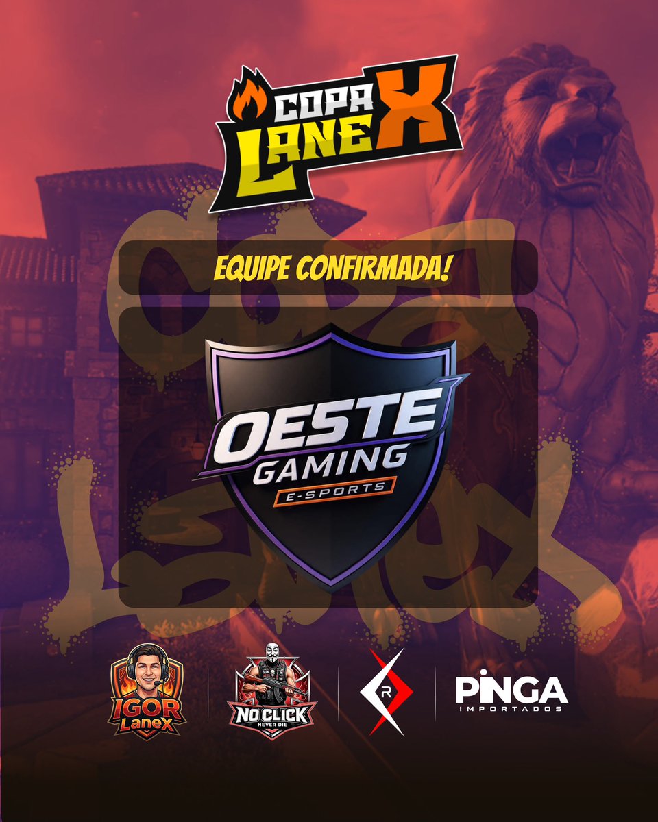 IgorLanex's tweet photo. > Competitivo brasileiro

A Copa Lanex ganha mais uma adesão internacional: atual top 6 do LATAM, a organização portuguesa da Oeste Gaming confirma presença e vem pronta para voos mais altos na região!

https://t.co/V16fXdz98V https://t.co/f3bfPCzerT