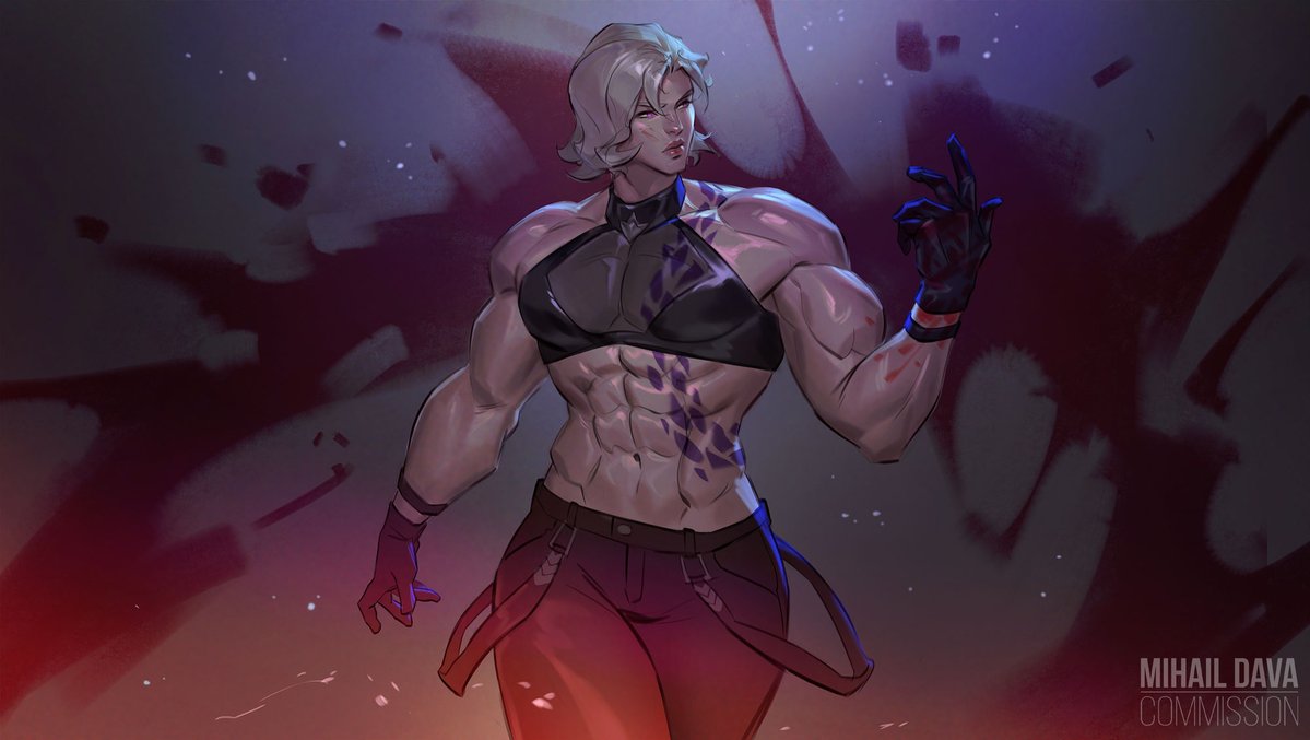 mihail_dava's tweet photo. Lavender sketch comm
#muscularwoman #strongwoman https://t.co/Go7zJj3NCX