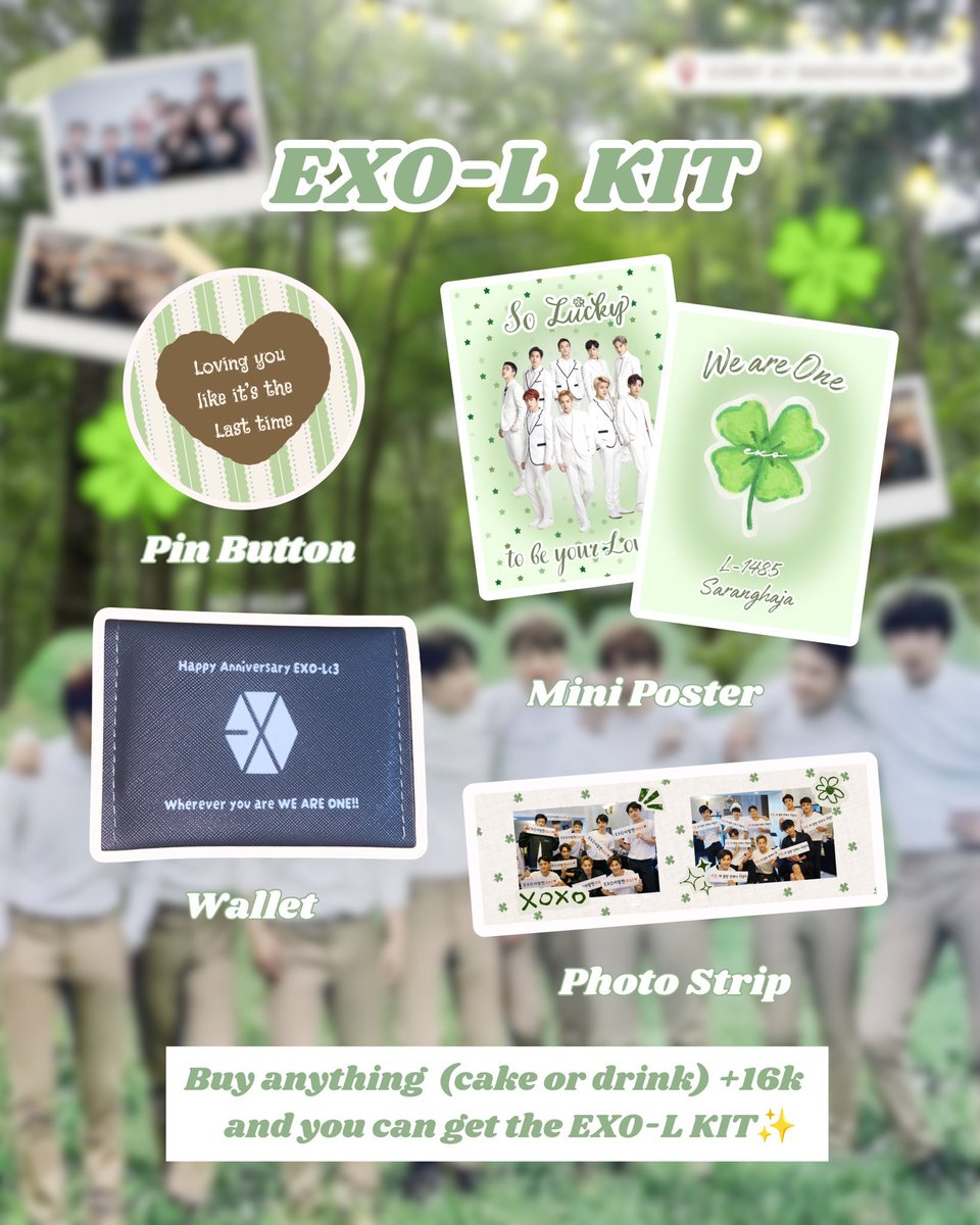 do_dyasoo's tweet photo. •.°⋆:🍀:࿔*:・𝐄𝐗𝐎-𝐋 𝐃𝐚𝐲 𝐂𝐚𝐟𝐞 𝐞𝐯𝐞𝐧𝐭•.°⋆:🍀:࿔*:・
𝚃𝚒𝚖𝚎 𝚏𝚕𝚒𝚎𝚜 𝚋𝚞𝚝 𝚘𝚞𝚛 𝚕𝚘𝚟𝚎 𝚏𝚘𝚛 𝙴𝚇𝙾 𝚗𝚎𝚟𝚎𝚛 𝚌𝚑𝚊𝚗𝚐𝚎𝚜 𝙵𝚛𝚘𝚖 𝟸𝟶𝟷𝟸 𝚝𝚘 𝟸𝟶𝟸𝟼 𝚊𝚗𝚍 𝚏𝚘𝚛𝚎𝚟𝚎𝚛
⏳Periode Event : 26.07 - 09.08
📍Bakehouse.alley
#EXO #CafeEvent https://t.co/fnhNtIEVUT