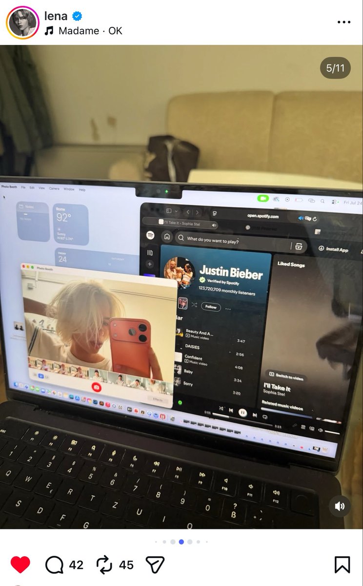 L0CKSM1TH's tweet photo. lena che mette una canzone di madame nel post e io non ho nessuno con cui parlarne https://t.co/QN2DHQ6Yer
