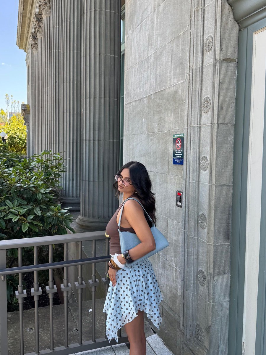 elfsackofficial's tweet photo. @styledbydyuvti proving that a bold summer dress outdoor logic wins every time. Polka dots and a sun-worn aesthetic for the girl who lived the season. Deal with it. https://t.co/6KPkYhQA6v