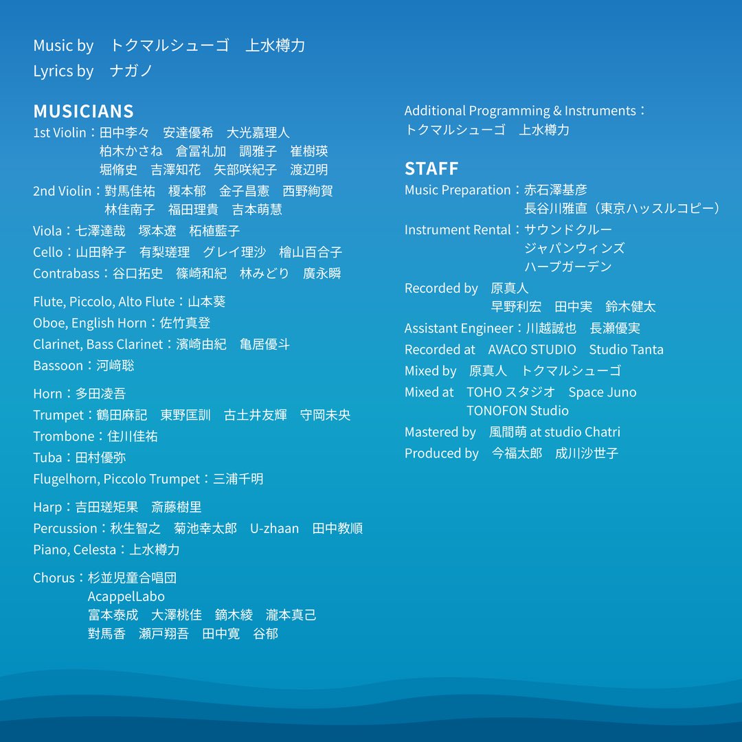 taruchika's tweet photo. #映画ちいかわ サントラ発売&amp;配信開始しました。

本当に大勢の方々にお力添えいただきました。決して簡単でない曲に、辛抱強く向き合っていただいたみなさまに感謝です。（フルクレジットは是非CDで！）

インストでオーケストラっぽいものは僕だと思っていただければだいたいOKです🙆‍♂️是非お手元に🏝️ https://t.co/20BHcN5ZG2
