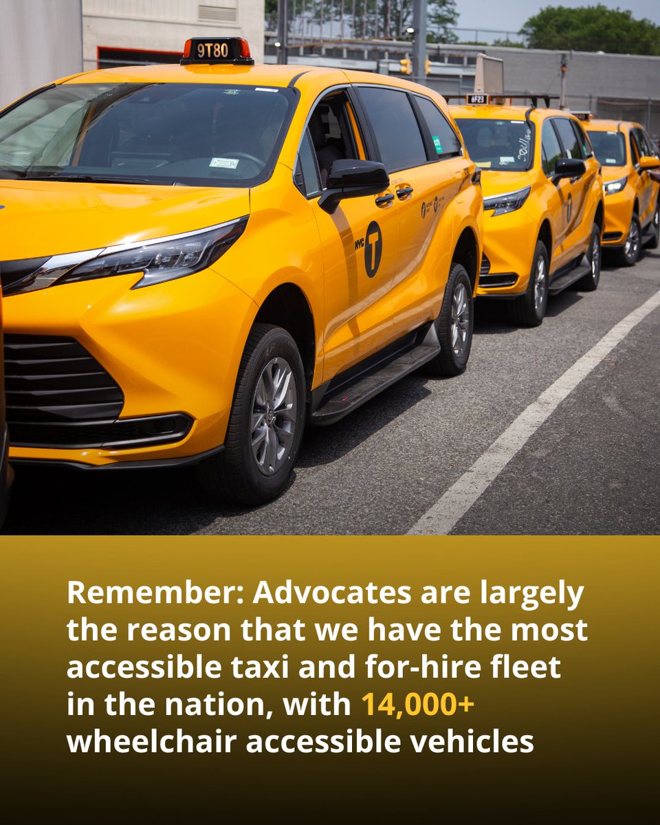 nyctaxi's tweet photo. July is Disability Pride Month! To recognize the month, Commissioner Valdivia hosted TLC's biannual meeting with disability advocates, in person and virtually. Thank you to all the advocates who attended the meeting and who shared their experiences with us. https://t.co/lQn2DnMSrX