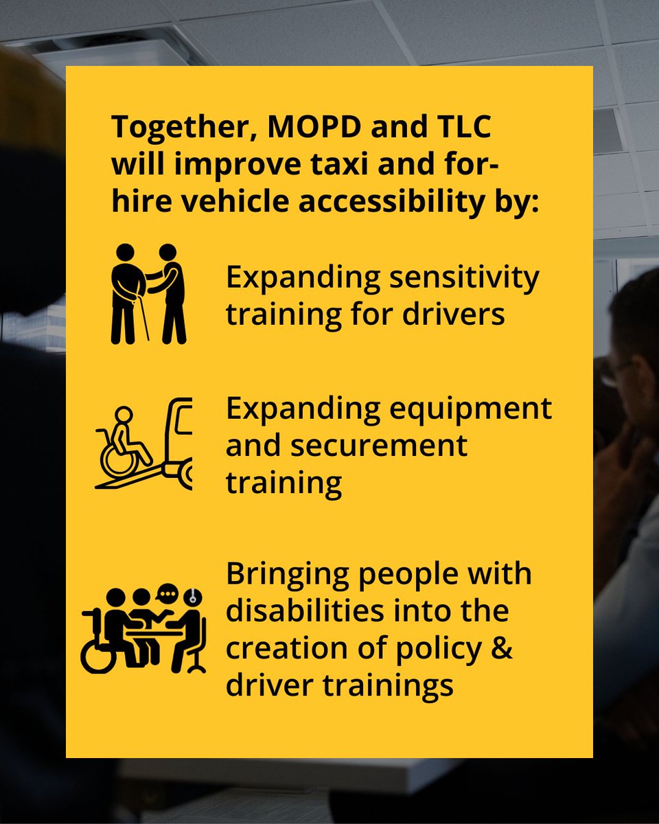 nyctaxi's tweet photo. She also attended the CIDNY Consumer Action Network Meeting and ADA Celebration with Commissioner Agarwal to hear from more New Yorkers with disabilities. This July and beyond, our focus is on passenger dignity and improving service for passengers with disabilities. https://t.co/SPAYKa9c1A