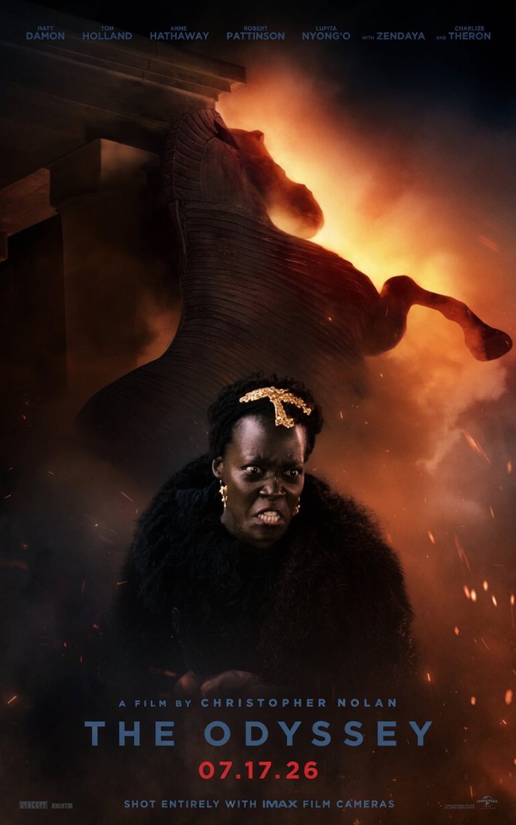 Gazz_54's tweet photo. Christopher Nolan came out and said Homer’s original Odyssey ending was “too grim and too misogynistic,” so he had to change it for the movie.

A 3,000-year-old masterpiece gets rewritten because it doesn’t pass 2026 Hollywood sensitivity checks.

This is the exact problem. They don’t adapt the classics — they sand them down until every sharp edge is gone and the Academy can give them a standing ovation without feeling uncomfortable.

Homer didn’t need Nolan’s moral update. The story survived three millennia just fine without it.