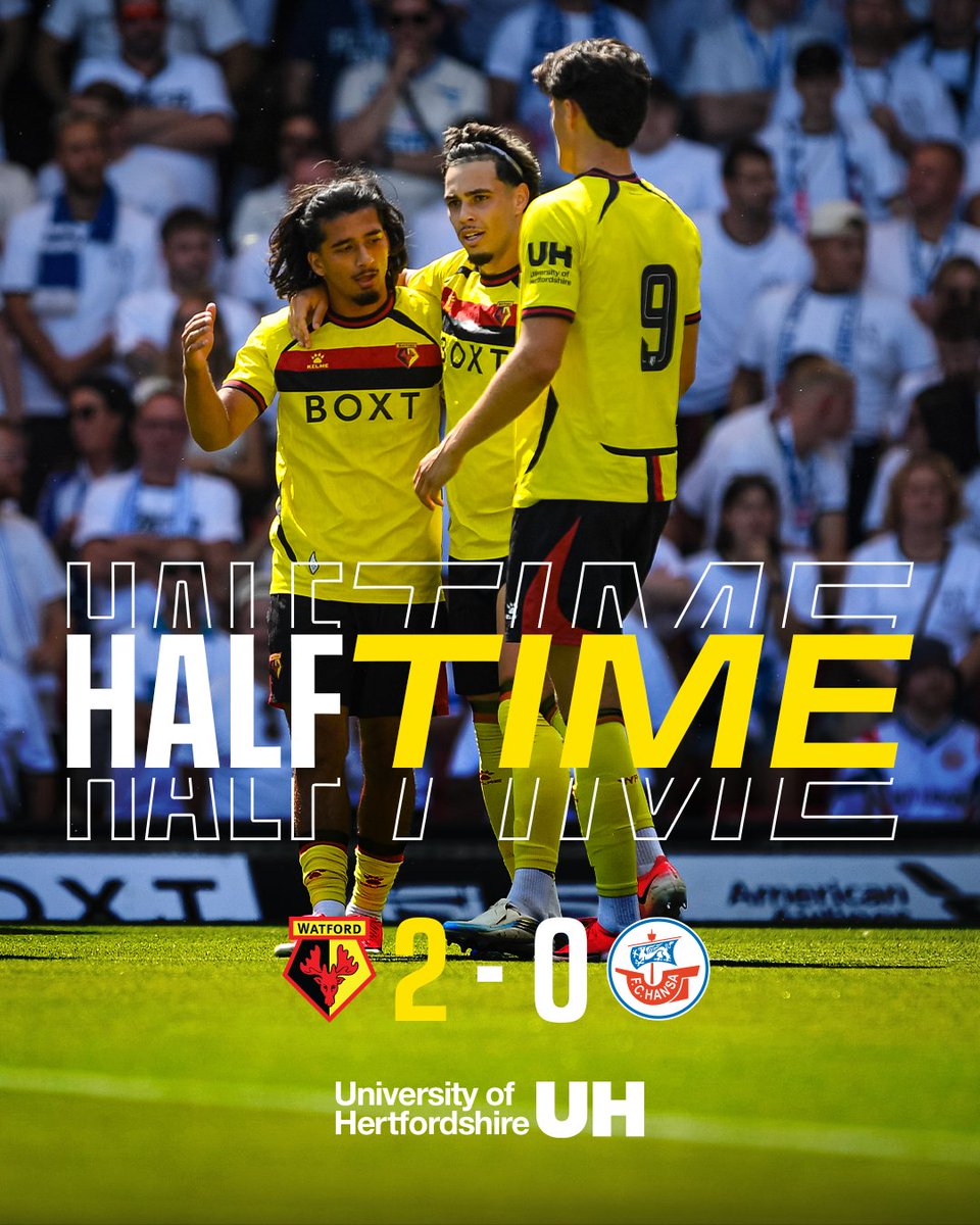 WatfordFC's tweet photo. Maamma and Nabizada give us the lead at the break! 👏 https://t.co/TmkSsjjWOy