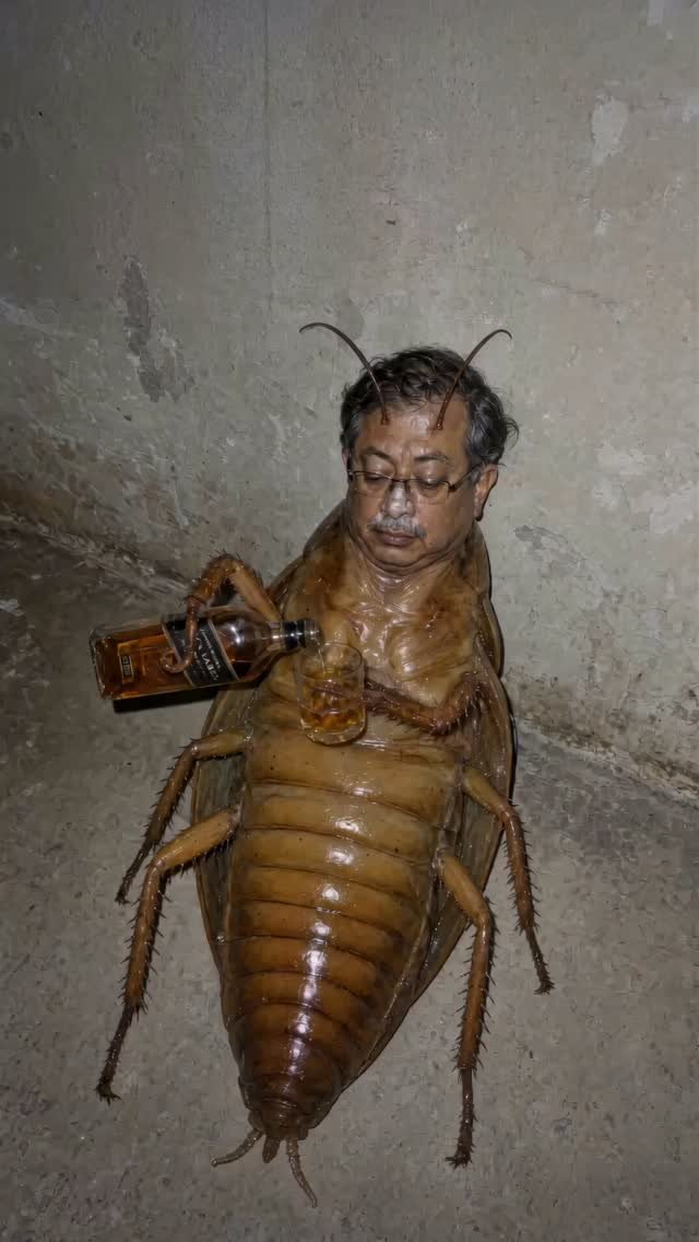 MarisolValen25's tweet photo. @emiliolagos1 Cucaracha de alcantarilla https://t.co/nyz7DWZSXa