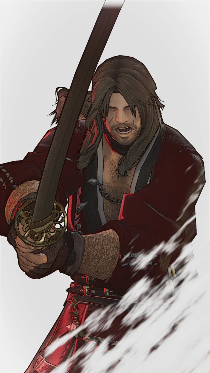 coeurlxiv's tweet photo. I think it's finally time to pick up my little RP gpose project of Coeurl and Rugi's storyline 😚 I was working on a shader for bozjan field notes and never called it done https://t.co/9SOzMajIKa