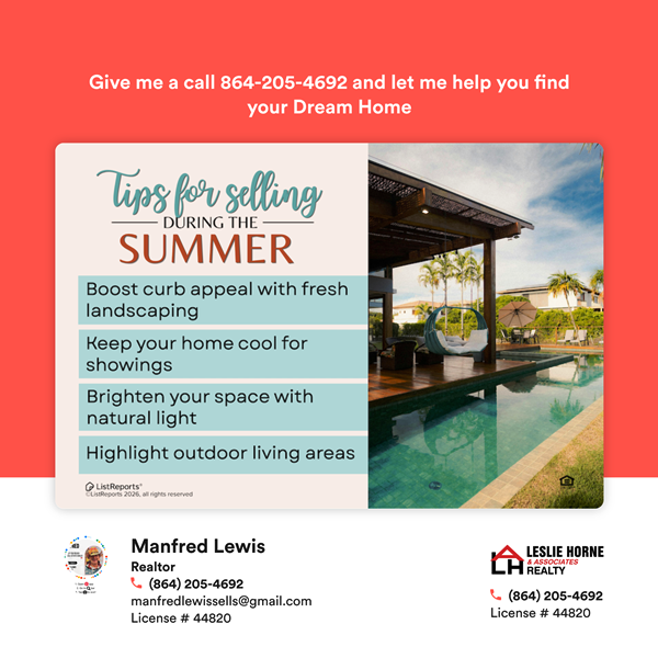 manfredlewis's tweet photo. Take advantage of the beautiful weather for listing photos, boost curb appeal with colorful flowers, keep your lawn well-maintained, and let in plenty of natural light to help your home make a great first impression. #realestate #realestateagent #financehub #buying https://t.co/YLBfsEMcey
