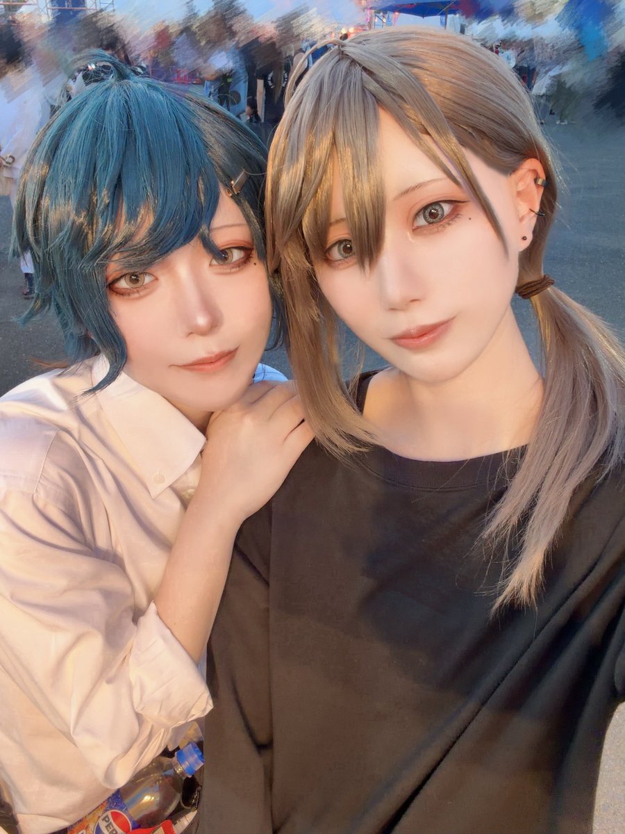 aruca_dayo's tweet photo. cos.🔫 ｷﾞｼﾞﾝﾛ卜🐈‍⬛
念願併せ‼️お祭りもデートも楽しかった🍧最高な時間をありがとう✨

 #アコスタ万博夏まつり https://t.co/4tJuzFOAum