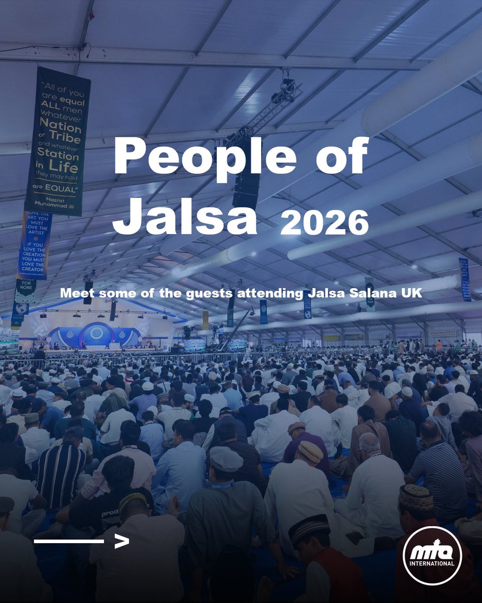 JalsaConnect's tweet photo. People of Jalsa 2026 💬

No two attendees have quite the same story, but each one adds something to the gathering.

Swipe to meet some of the people of Jalsa and read their reflections.

#JalsaConnect #JalsaUK2026 #MTAi https://t.co/1ecd3tFjsF