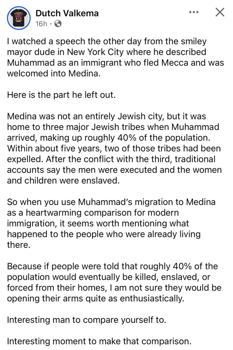 _STAND_FOR_USA_'s tweet photo. Just a thought about Mamdani’s migrant Muhammad story. https://t.co/ZoL3eZrqiu