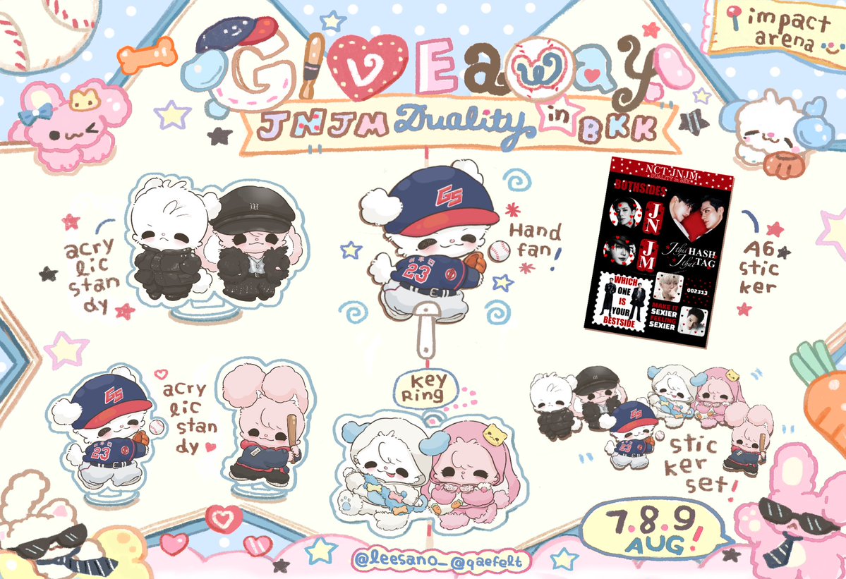 leesano_'s tweet photo. pls kindly rt ૮꒰˶´˘`˵꒱ა
˖ ࣪⊹  giveaway for nct jnjm fanmeeting bkk ۶ৎ.ᐟ

𐙚⋆ rt &amp; show this tweet ༘⋆

7 - 8 - 9 august 2026 
at 𑣲⋆ Impact Arena 
time tba  ݁ ˖Ი𐑼⋆

🩵🩷
#NCTJNJM_FANMEETING_TOUR
#NCTJNJM_FANMEETING_TOUR_DUALITY https://t.co/3ckKl2E7IL