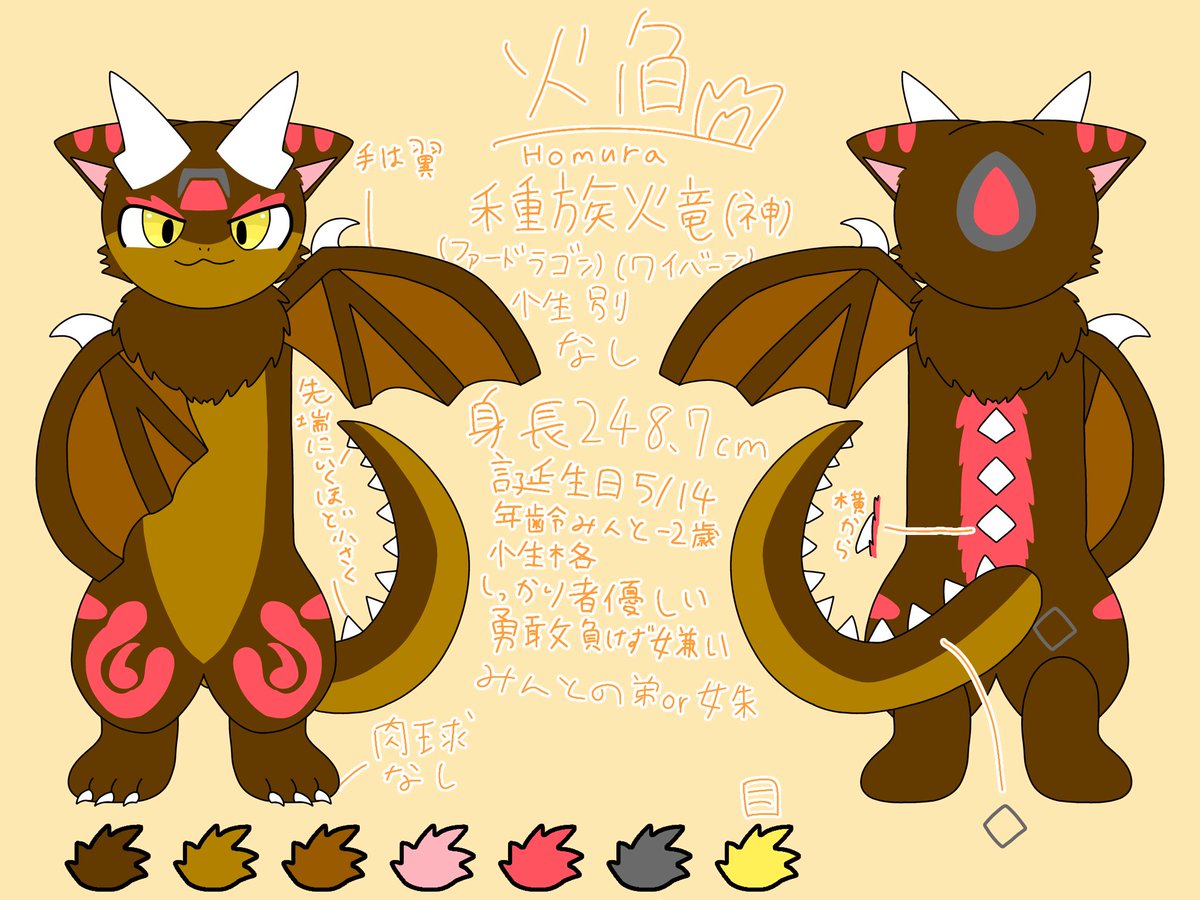 kokeminto's tweet photo. うちの子の資料をリメイクしました！
新しい資料は描け次第ツリーに追加していきます！ https://t.co/f4EgGS2PfV
