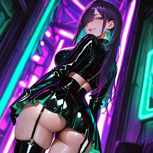 GoddessRaven2D's tweet photo. Back turned, but I know you’re staring. 
Exactly where your eyes belong.

#Femdom #2DFemdom #Latex https://t.co/veJn56i8r9