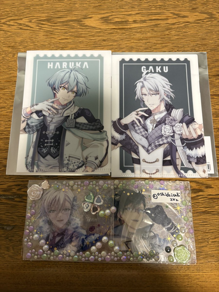 oshidaisuki2v2's tweet photo. アイドリッシュセブン アイナナ  4J  VISIBLIVE TOUR"4WARD JOURNEY" 特典 ミニクリアファイル 交換

譲）☆一織、三月、ナギ、☆楽、☆悠

求）天②、大和②、千①

纏めての方優先
天、千含む方優先

天の交換最優先

参戦しないため、郵送交換のみ

お気軽にお声掛けください https://t.co/uIP0IRzGBo