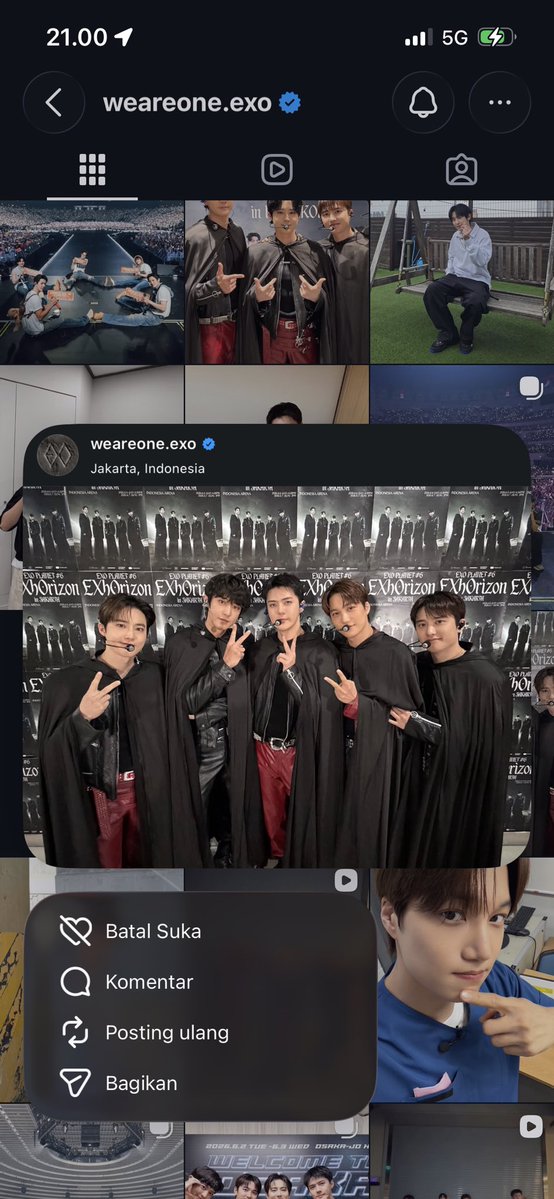 4ynap's tweet photo. Ga kerasa EXO PLANET 6 udah mau selesai 😭 Sedih banget.  
Waktu di Jakarta belum sempet nonton.  
Tunggu aku ya, versi terbaik janji! EXOPLANET 7 aku pasti nonton.  
Konser selanjutnya semoga bisa full member ya 🥺🫶

#EXO #엑소 #weareoneEXO #EXOPLANET #EXOrizon https://t.co/LKN9xTFOdu