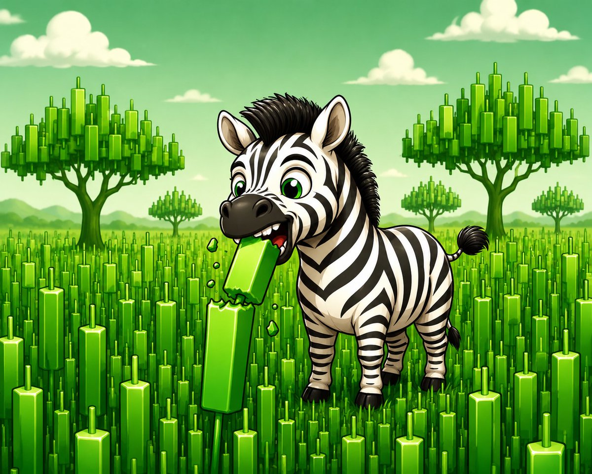 JustBurnBro's tweet photo. @JayZebra_USDT @Stable @USDT0_to @tether Jay really likes green candles as a daily menu https://t.co/uVGb7eWBgx