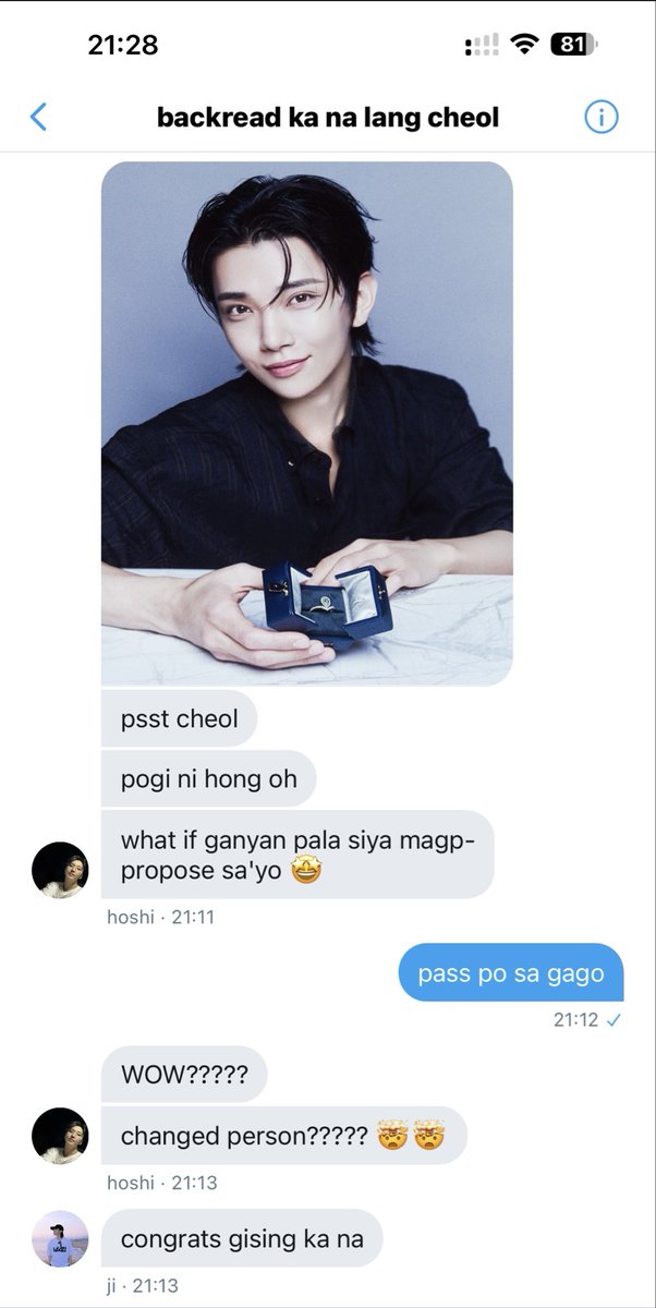 sojeuha's tweet photo. #cheolsoo two tweets au!

[1/2] https://t.co/I32I4rnPd2