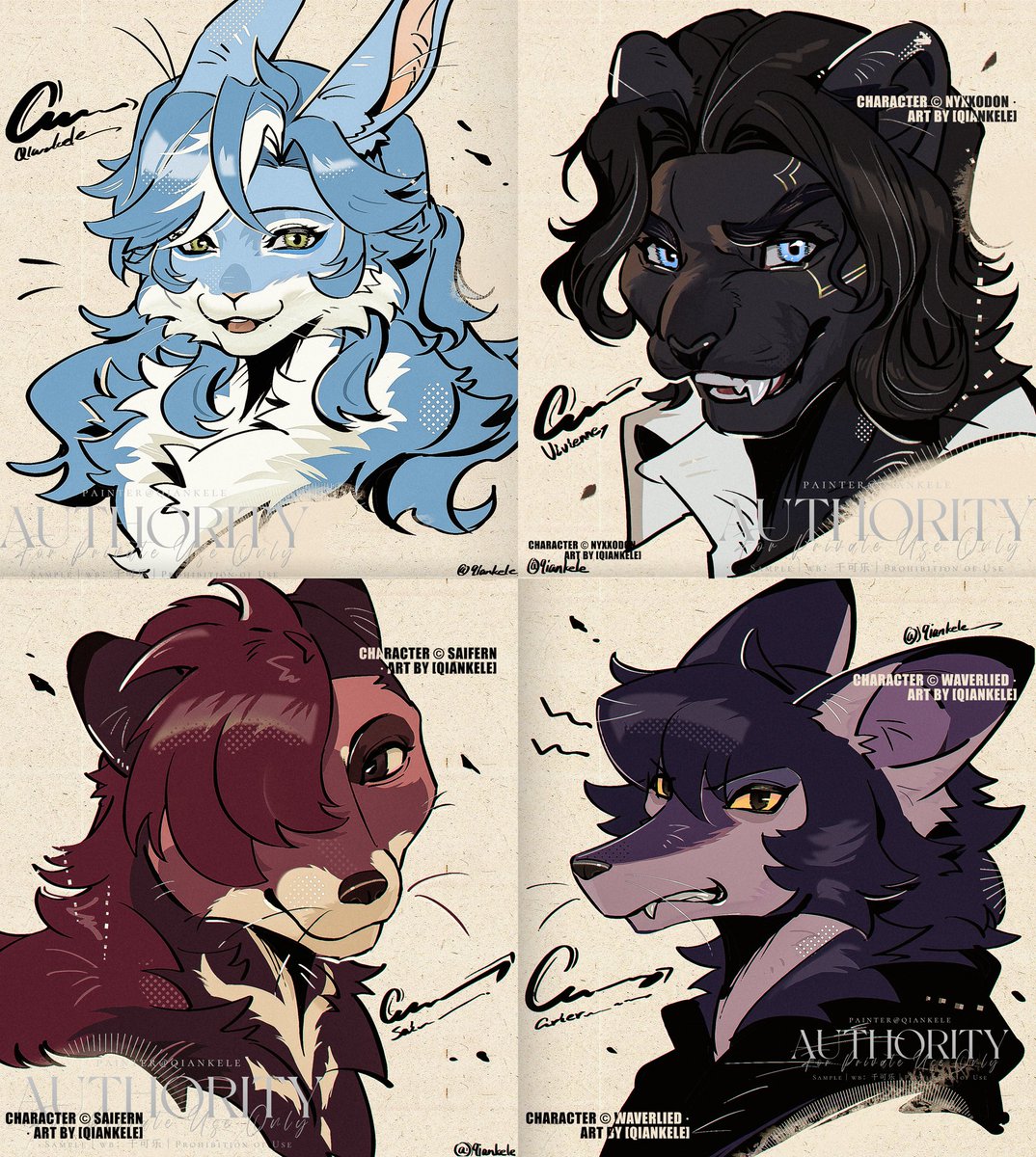qiankele's tweet photo. I'm opening a few slots for vintage-style furry icons!
Now available on VGen โ starting at $27 โจ
Link in comments! ๐
#commissionopen #VGen #furryicon #furry #art #furryart #oc https://t.co/YbWwdKnbr7