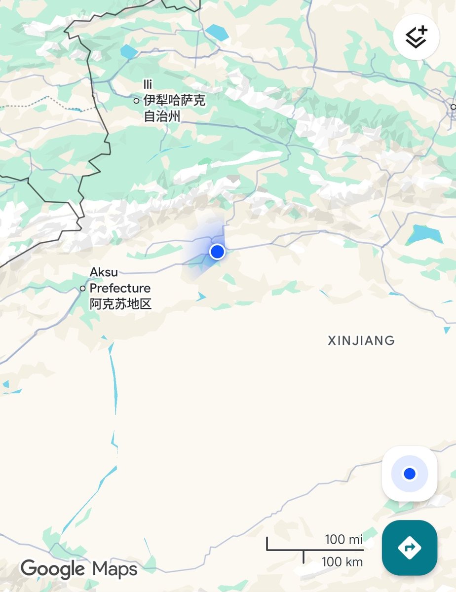 RnaudBertrand's tweet photo. This absolutely blew my mind: today I learned that China still has a living princess who resides in a royal palace - and she is Uyghur. 

She is, in a very real way, the last princess of China.

So we were walking around Kuqa (库车), where we just arrived on day 19 of our Xinjiang RV roadtrip. This town was once the capital of the region under the Tang Dynasty, it's built around an oasis North of the Taklamakan Desert.

On a town square, we noticed a palace called "Prince Mansion of Kuqa" (see video). We looked up the place and were astonished to learn that this place - to this day - genuinely has an actual princess still living there. Her name is Reyanamu Dawut (热亚南木·达吾提), and she is the widow of the 12th and last hereditary Prince of Kuqa.

The lineage goes back to the beginning of the Qing dynasty when emperor Qianlong rewarded a local chief - Mirza Ödui - for siding with him during the suppression of the Khoja revolt. Qianlong rewarded him with a hereditary princely rank and sent Han craftsmen to build him a palace which - at the time - was named "hereditary mansion of the Muslim-region prince."

The last prince, Dawut Mahsut (1927–2014) gave up the title, and was hit hard by political campaigns in the early years of the PRC but he was rehabilitated in the 1980s and served as vice-chair of the Kuqa CPPCC until his death.

Reyanamu, born 1966, was his fifth wife - she married him at 30 when he was around 70, and they had eighteen years together. Dawut Mahsut explicitly asked that the state give her no special treatment after his death, but she was still given residence rights in the palace. It's apparently extremely common for visitors of the palace to see her.

So yup, China still has a princess in 2026:  the last aristocratic line of the Chinese empire is a Uyghur one, living in a Uyghur-style palace. Fit that into the story you've been told about Xinjiang...

PS: we ended up not visiting the palace because it was too late in the day, but maybe we'll go tomorrow!