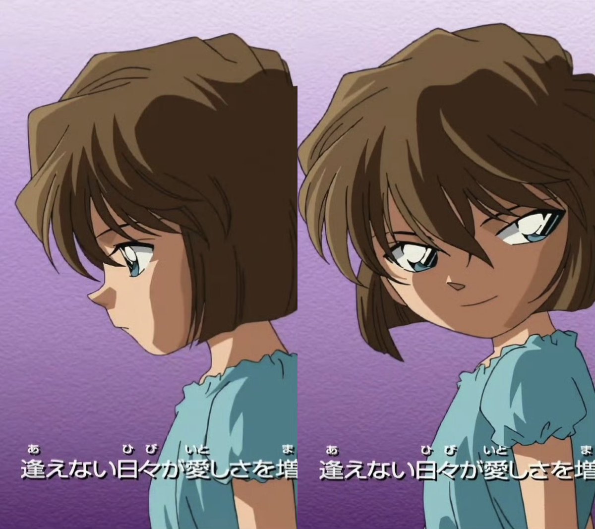 Sapphireshiho's tweet photo. 旧OP、EDの哀ちゃんはどこか距離を置いたような儚さを携え、とても綺麗だ。 https://t.co/pwDTdAYikO