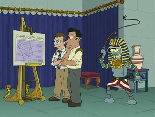 arthoriusok's tweet photo. @DanGamboaB como cuando bender se auto proclamo faraon... https://t.co/otDb15wH55
