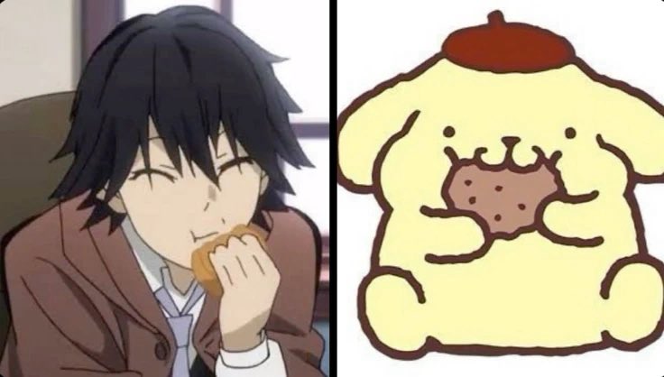 mydearestranpo's tweet photo. whoever is making these ily pompompurin ranpo agenda continues https://t.co/zjuyQkimW9