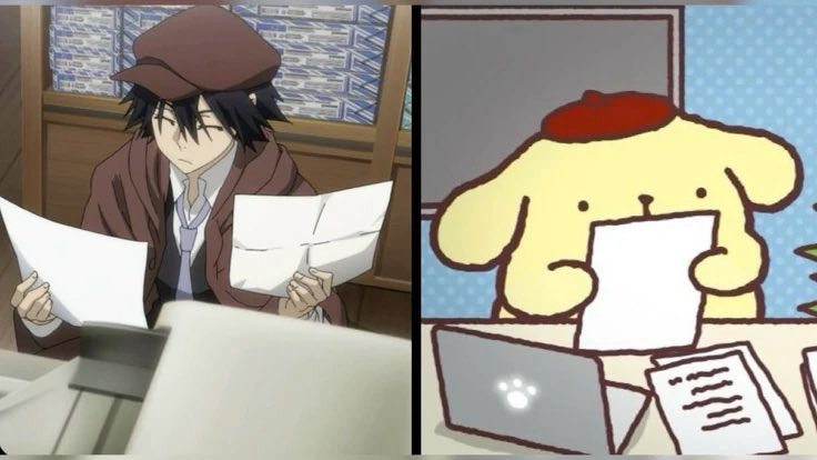 mydearestranpo's tweet photo. whoever is making these ily pompompurin ranpo agenda continues https://t.co/zjuyQkimW9