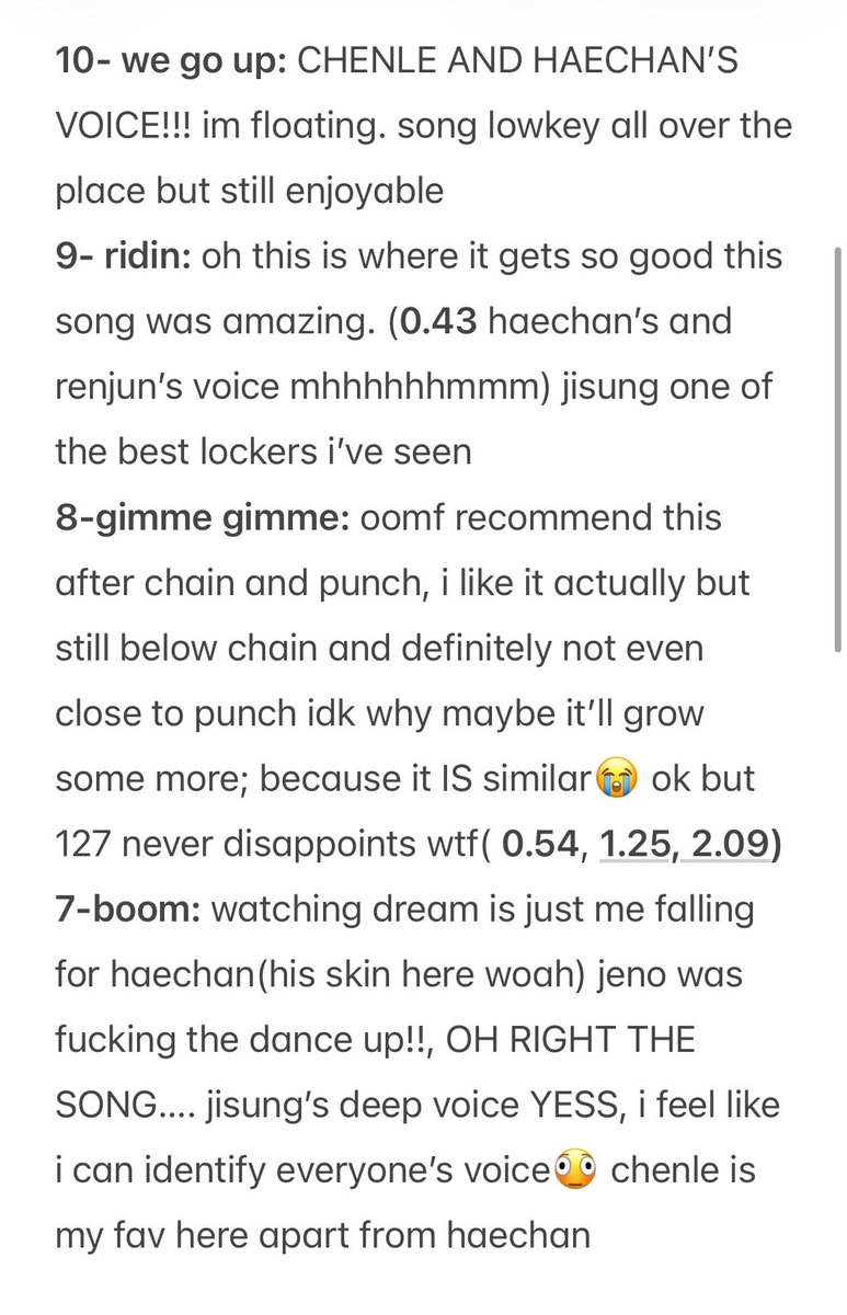 chrysowings's tweet photo. round 2!!! i think im in love with 127’s music https://t.co/IyOZg63hvY