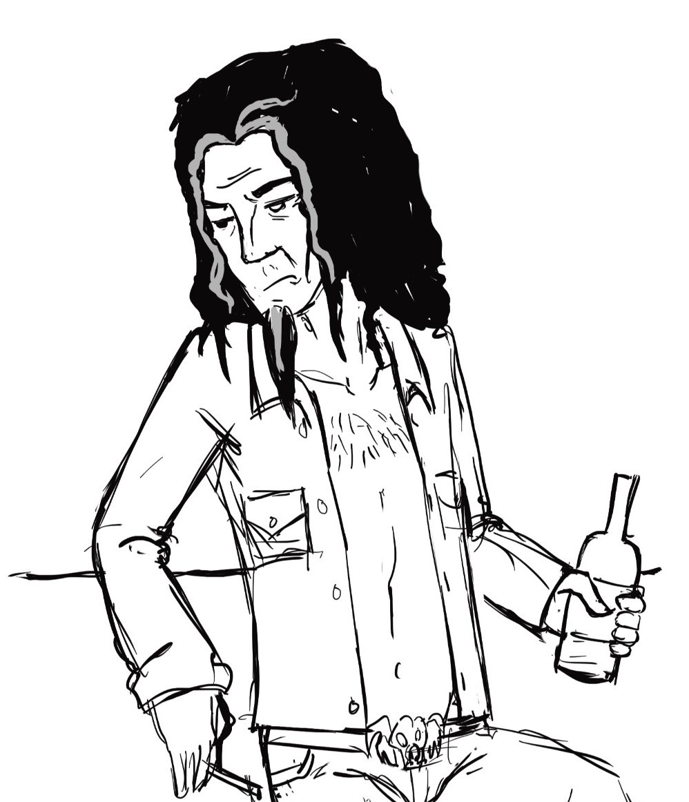 uglyklok's tweet photo. I drew magnuss rhnenwjj i love that guy #magnushammersmith #metalocalypse https://t.co/BFWFFvVQeE