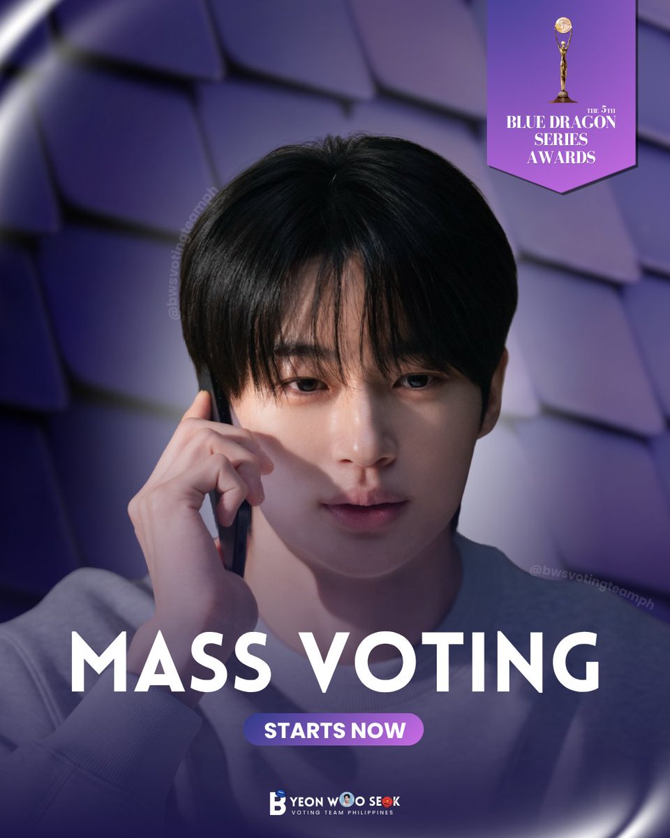 bwsvotingteamph's tweet photo. MASS VOTING STARTS NOW!!

Cast your votes now and feel free to drop your voting certificate in the reply. Every vote and every effort counts. 💪 

#ByeonWooSeok #변우석 https://t.co/5EBdCef1lc