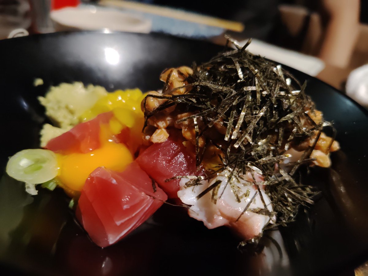 chai_writer's tweet photo. クリエイティブだったりそうでなかったりする話をモリモリしてきた。お刺身ぶ厚い😋 https://t.co/7KoUJ9BD1r