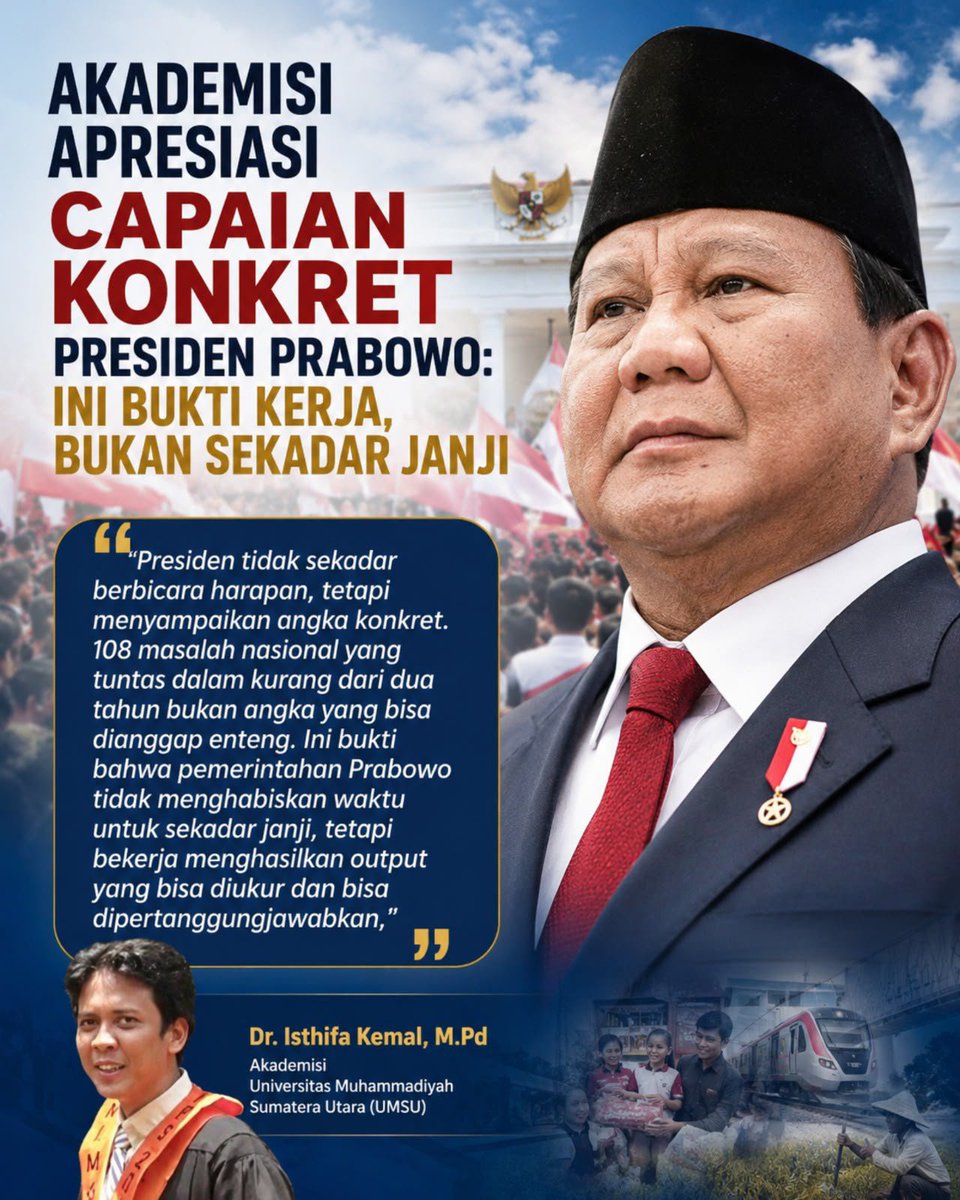 Dimasasz's tweet photo. Hasil tidak pernah bohong. Pembangunan yang benar itu yang bisa dihitung, dirasakan, dan dinikmati bersama. Semoga berbagai inisiatif yang berjalan terus memperkuat kualitas hidup masyarakat #KinerjaNyataPrabowo https://t.co/LTHal2tys5