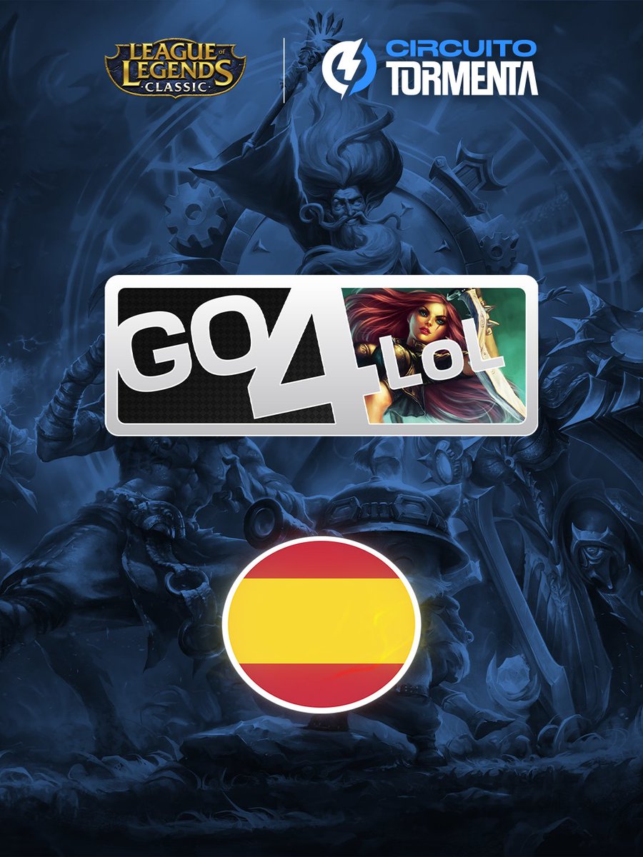 SomosLaTormenta's tweet photo. Empieza el camino.

📝Ya puedes inscribirte en la GO4LOL.

Porque algunas historias merecen una partida más.

🔗 https://t.co/63BzDeu0uM https://t.co/LTSJT9BG5N