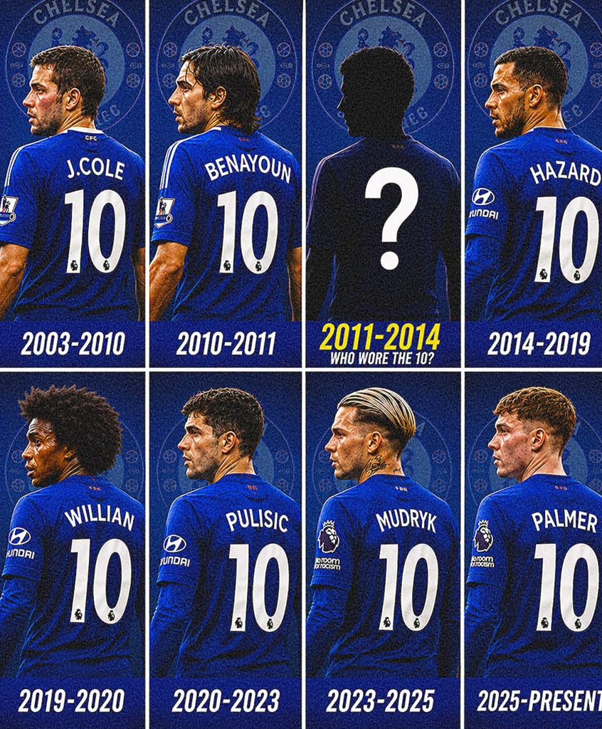 yekaball's tweet photo. Guess the Chelsea player who wore the no.10  2011-2014

Level; very difficult https://t.co/aiio6Se6hF