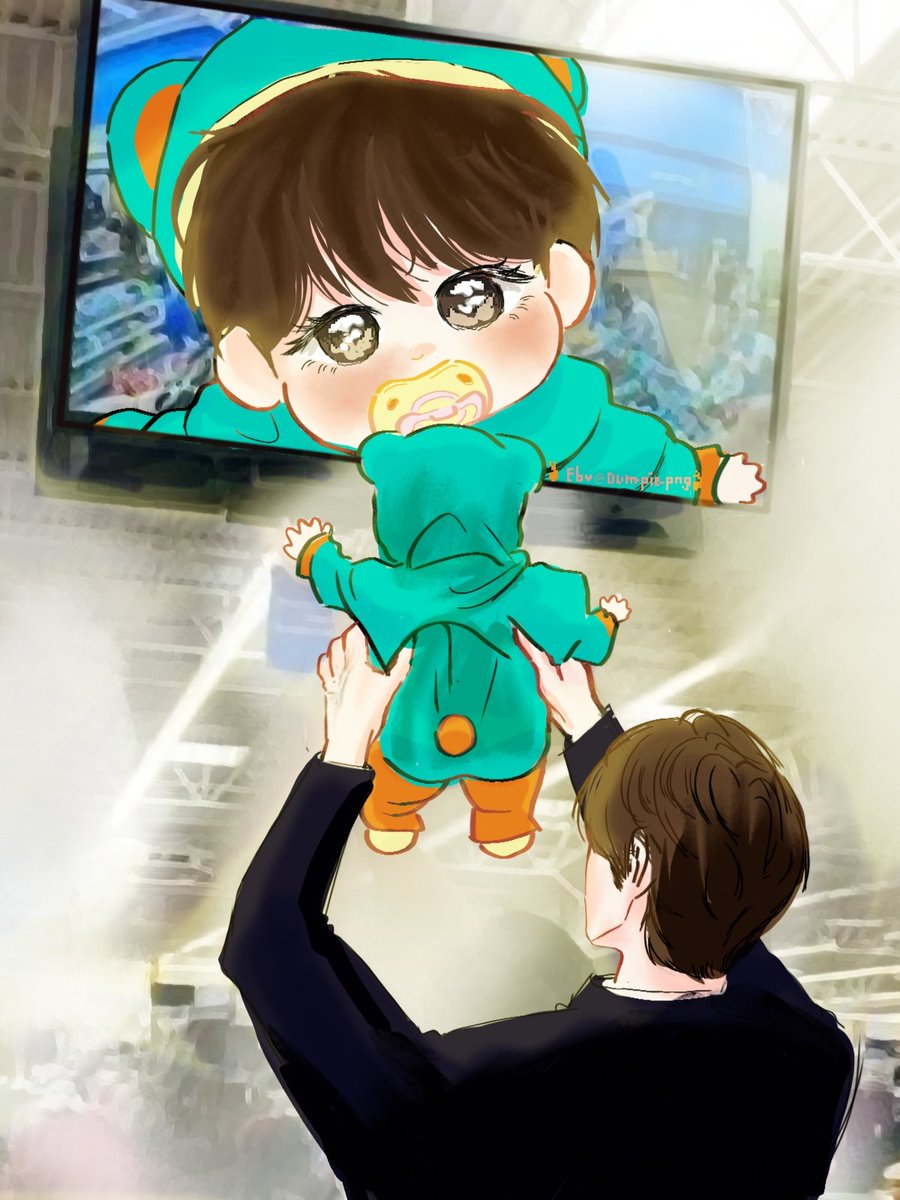 dumpie_png's tweet photo. [Fanart]

What will peach do with their third child (it's still being conceive) while grocery shopping? Answer below with ht ya!! 

 Ps: the picture is taken by p'Kian 😝

#PeachAndMeSeriesEP3 https://t.co/Zkj4qojZpJ
