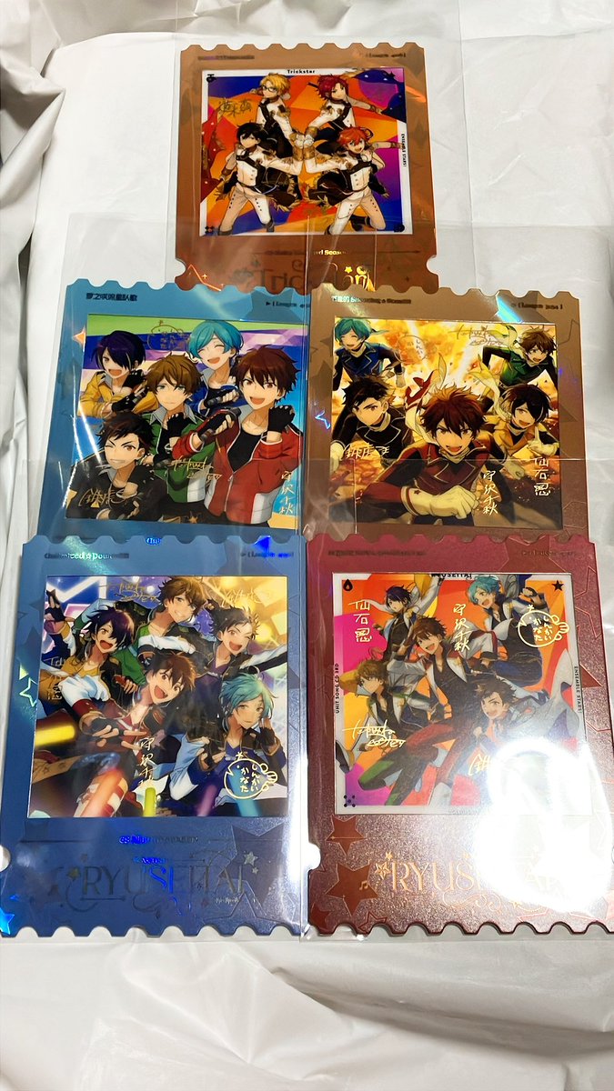 rei_reo_0205's tweet photo. [交換]あんスタ 中国 ポストカード

譲⇢Trickstar、流星隊

求⇢Knights(アルバムジャケ写)

初回プロフ必読 
1点のみ求めています。
検索からでもお気軽にお声かけくださいませ。 https://t.co/oQEwsMXqcs