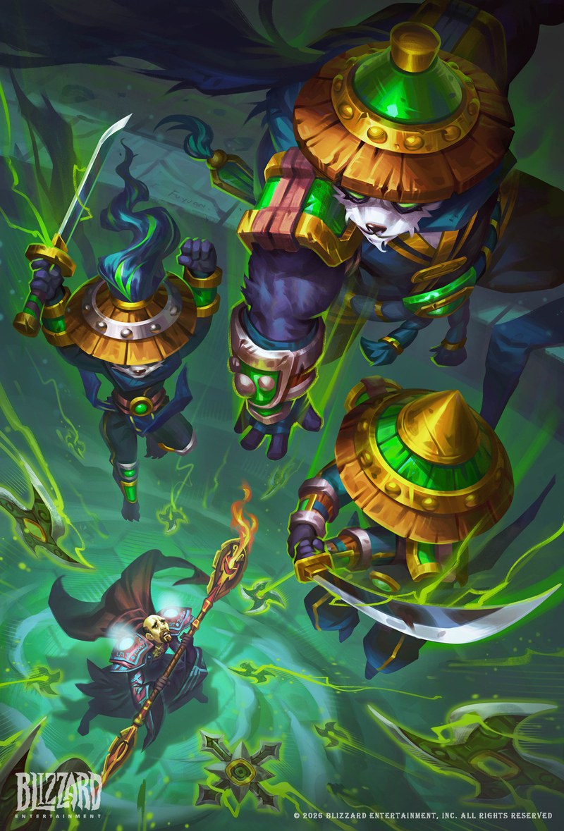 machadogps's tweet photo. Hearthstone Daily Lore Fact #741

Did you know that after freeing all other inmates, the Jade Lotus put the Warden of the Violet Hold to sleep forever?🤔
Poor guy, the Jade Lotus sent multiple of their members to finish the job. However, a new interim Warden would soon arise...🧐 https://t.co/RJLKZYIEO2
