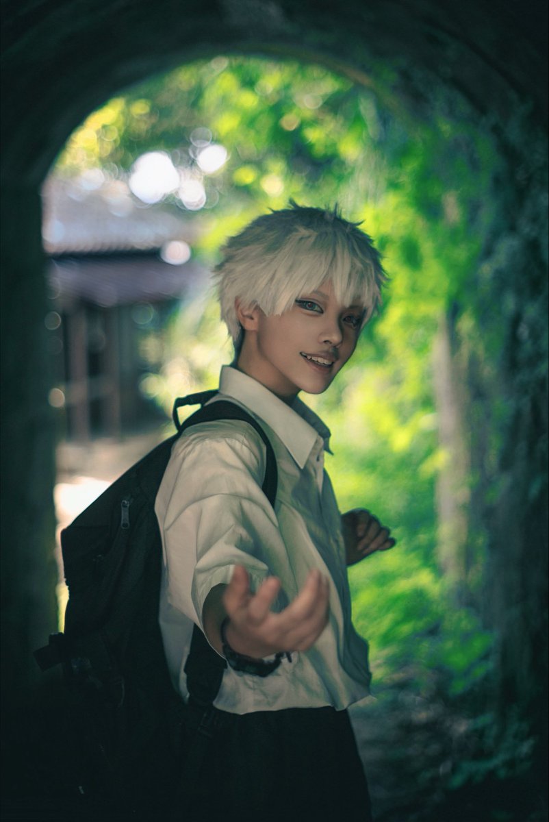 cy__nok's tweet photo. 𝐜𝐨𝐬         

                ___よしき!!!!

                                              ___こっち. https://t.co/390igG7lec