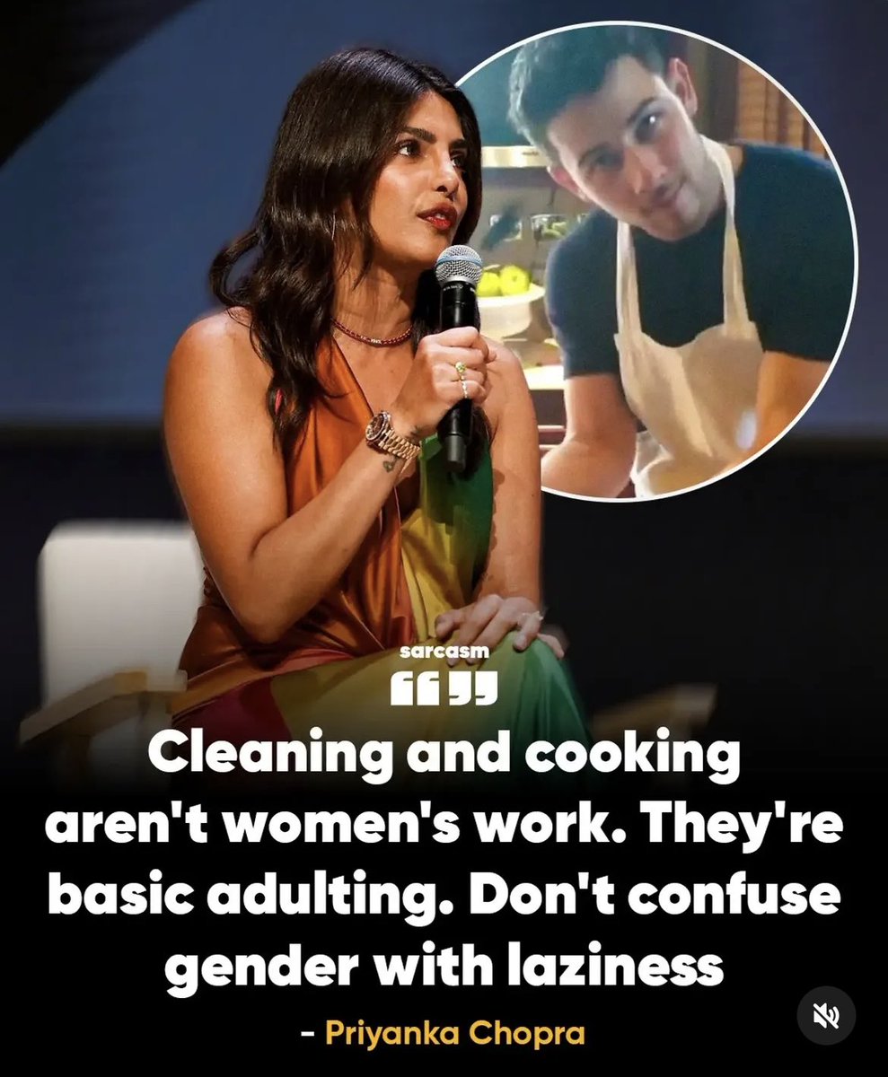 SamSiff's tweet photo. Then going to office and earning is also not also gender role, stop seeking a man who earns 10 times higher than you.

Women should Start earning equal at-least the man she is trying to get married.
Till then learn cooking and washing clothes… https://t.co/pIbAa5jmke